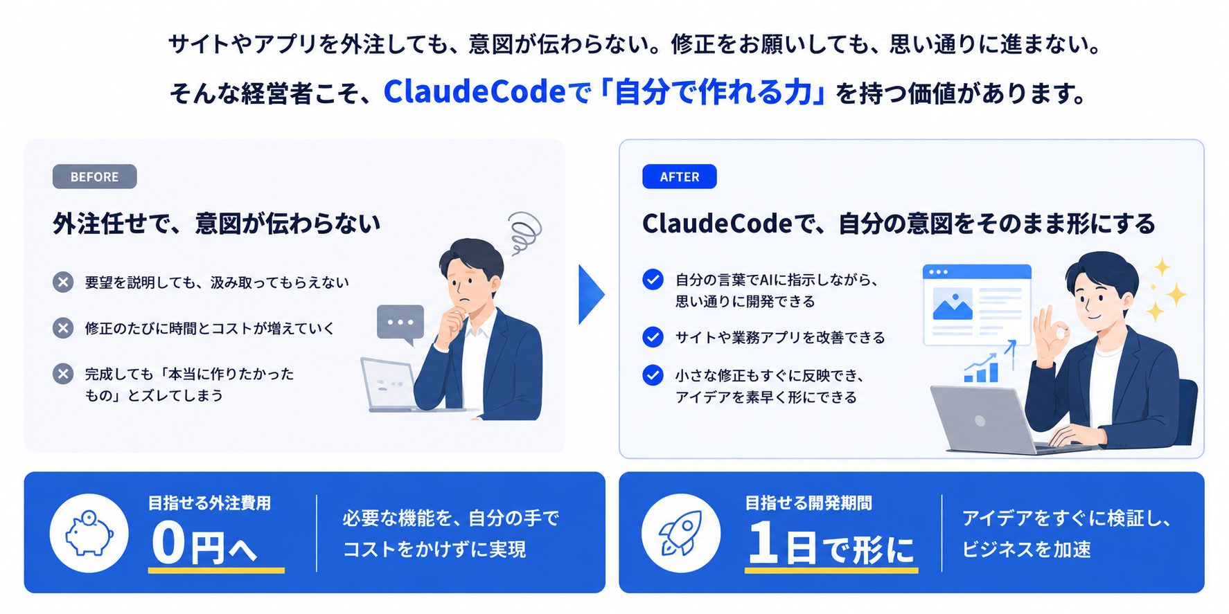 自分で作れる力を手に入れる
